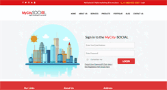 Desktop Screenshot of mycity-social.com